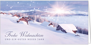 2025 Kategorie Winterlandschaften | Motiv: Hüttenstimmung - Artikel Nummer 41853