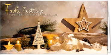 2025 für Firmen | Kategorie Weihnachtliche  Fotoimpressionen | Motiv: Sanfte Festlichter - Artikel Nummer 41855