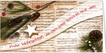 2025 für Firmen | Kategorie Weihnachtliche  Fotoimpressionen | Motiv: Schwungvoller Festgruß - Artikel Nummer 41856