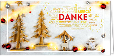 2025 für Firmen | Kategorie Weihnachtliche  Fotoimpressionen | Motiv: Goldene Glanzlichter - Artikel Nummer 41857