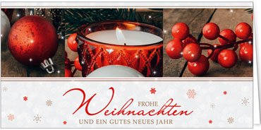 2025 für Firmen | Kategorie Rote Impressionen | Motiv: Rote Festtagskollektion - Artikel Nummer 41869