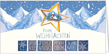 2025  | Motiv: Weihnachten am Berg - Artikel Nummer 41878