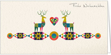 2025  | Motiv: Abstrakte Rentiere - Artikel Nummer 41881