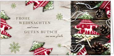 2025 für Firmen | Kategorie Weihnachtliche  Fotoimpressionen | Motiv: Rustikaler Baumschmuck - Artikel Nummer 41895