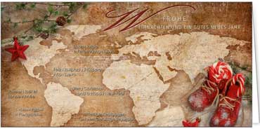 2025 für Firmen | Kategorie Internationale Weihnachtsgrüße | Motiv: Vintage World - Artikel Nummer 41911