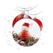 Weihnachtskarten-Dekore