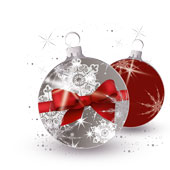 Weihnachtskarten-Dekore