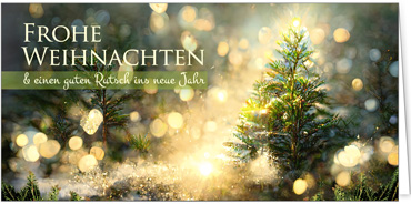 2025 für Firmen | Kategorie Grüne Impressionen | Motiv: Strahlendes Bäumchen - Artikel Nummer 41954