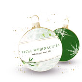 Weihnachtskarten-Dekore