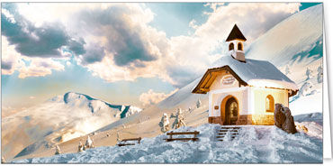 2025 Kategorie Winterlandschaften | Motiv: Glänzende Bergkulisse - Artikel Nummer 41982