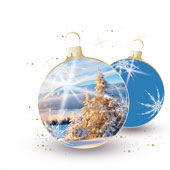 Weihnachtskarten-Dekore