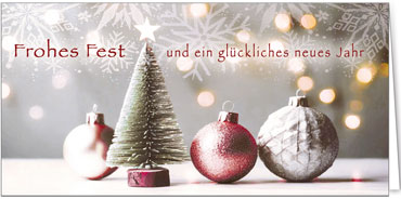 2025 für Firmen | Kategorie Silberne Impressionen | Motiv: Liebevolles Minibäumchen - Artikel Nummer 41990