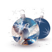 Weihnachtskarten-Dekore