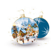 Weihnachtskarten-Dekore