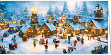 2025  | Motiv: Emsiges Dorftreiben - Artikel Nummer 41999