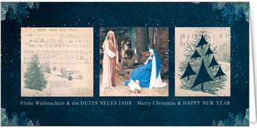 2025 für Firmen | Kategorie - Religiöse Motive - | Motiv: Krippenmelodie - Artikel Nummer 42001