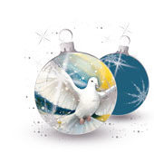 Weihnachtskarten-Dekore