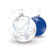 Weihnachtskarten-Dekore