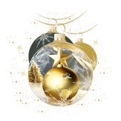 Weihnachtskarten-Dekore