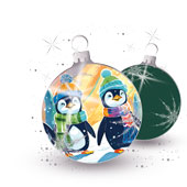 Weihnachtskarten-Dekore