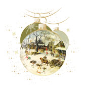 Weihnachtskarten-Dekore