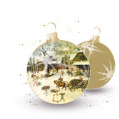 Weihnachtskarten-Dekore