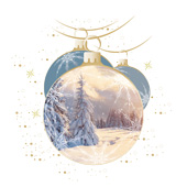 Weihnachtskarten-Dekore