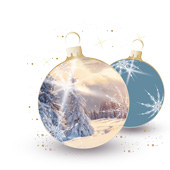 Weihnachtskarten-Dekore