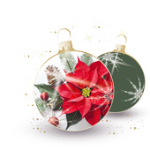 Weihnachtskarten-Dekore