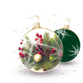 Weihnachtskarten-Dekore