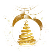 Weihnachtskarten-Dekore