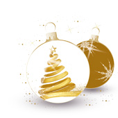 Weihnachtskarten-Dekore