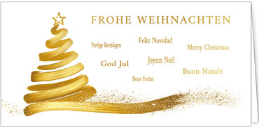 2025 für Firmen | Kategorie Goldene Impressionen | Motiv: Glitzertraum - Artikel Nummer 42020