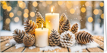 2025 für Firmen | Kategorie Goldene Impressionen | Motiv: Goldpunkte-Bokeh - Artikel Nummer 42021