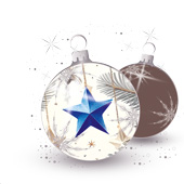 Weihnachtskarten-Dekore