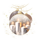 Weihnachtskarten-Dekore