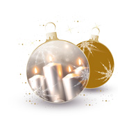 Weihnachtskarten-Dekore