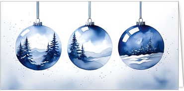 2025 für Firmen | Kategorie Blaue Impressionen | Motiv: Wunderkugeln - Artikel Nummer 42024