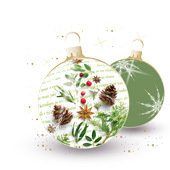 Weihnachtskarten-Dekore