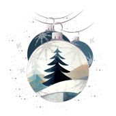 Weihnachtskarten-Dekore