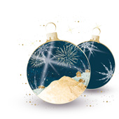 Weihnachtskarten-Dekore