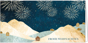 2025  | Motiv: Goldenes Feuerwerk - Artikel Nummer 42031