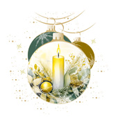 Weihnachtskarten-Dekore