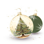 Weihnachtskarten-Dekore