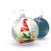 Weihnachtskarten-Dekore