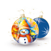 Weihnachtskarten-Dekore