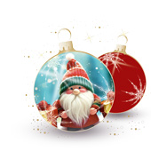 Weihnachtskarten-Dekore