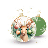 Weihnachtskarten-Dekore