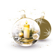 Weihnachtskarten-Dekore