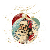 Weihnachtskarten-Dekore